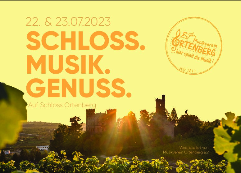 Schloss.Musik.Genuss am 22. / 23.07